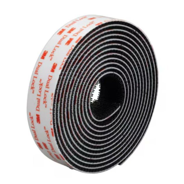 3M Dual Lock SJ3550, 12,5mmx45,7m, černý zip, čiré lepidlo, role