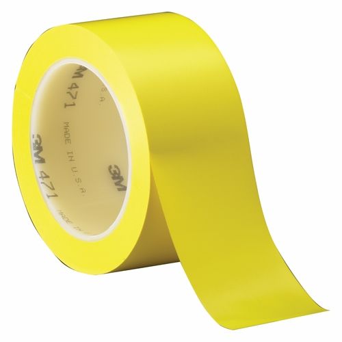 3M™ 471 PVC lepicí páska, označovací, 50 mm x 33 m, žlutá
