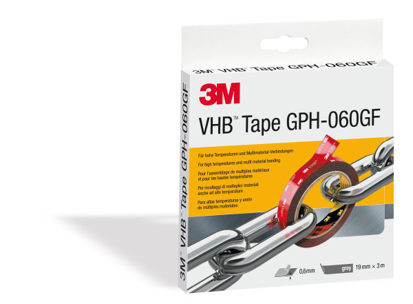 3M páska GPH- 060GF, oboustranně silně lepicí akrylová páska, šedá 19mmx33m/0,6mm